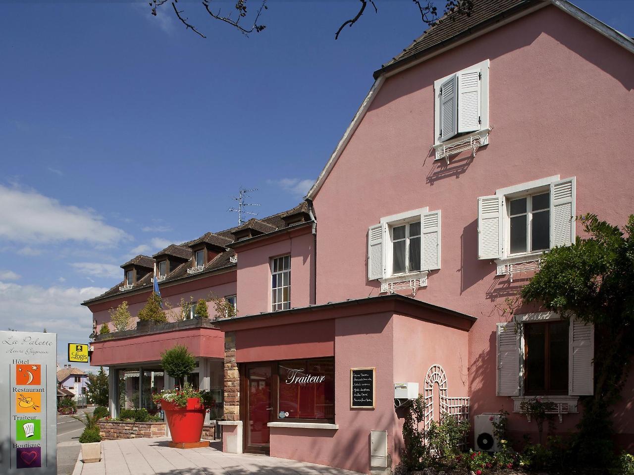 Hotel Restaurant Logis La Palette Wettolsheim المظهر الخارجي الصورة